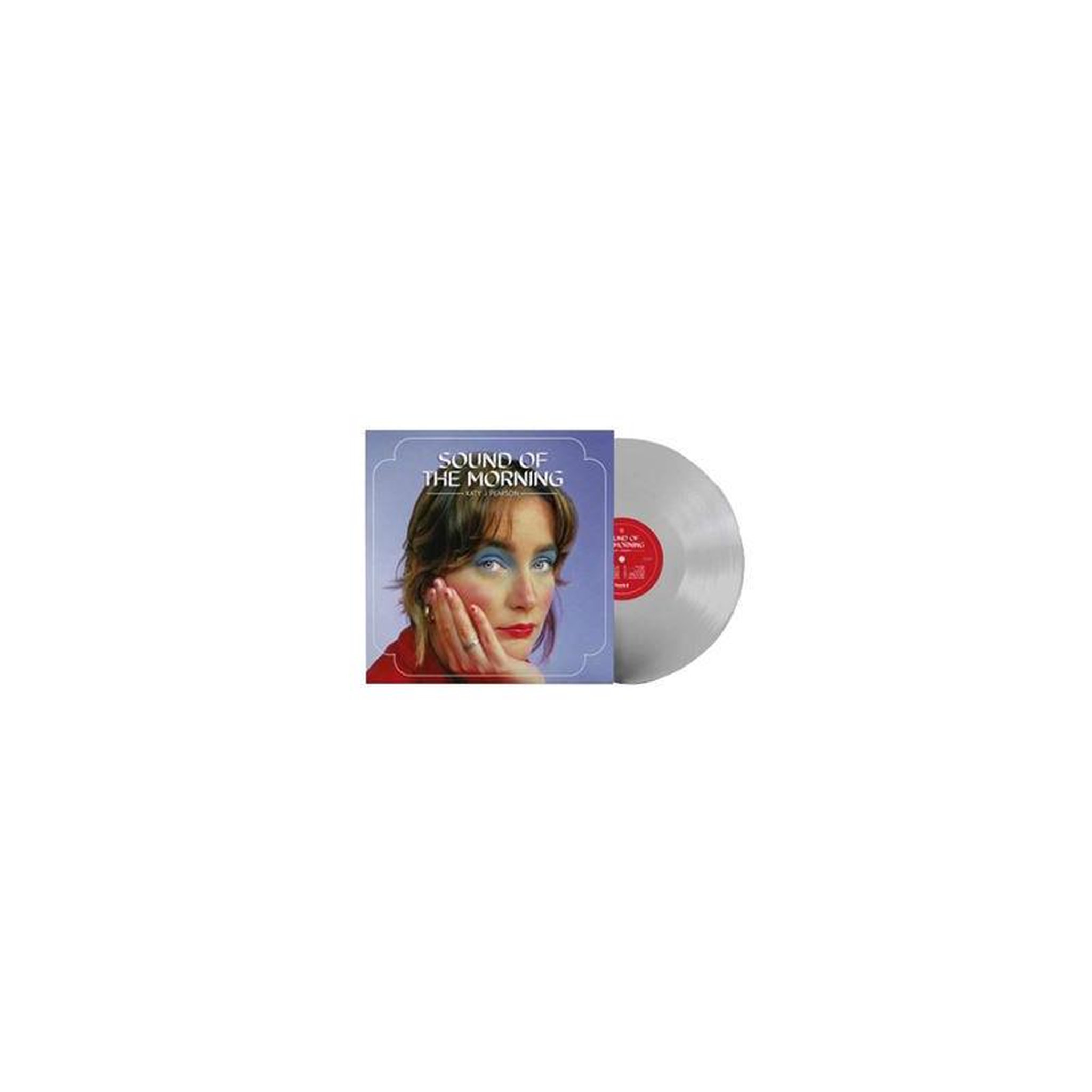 Vinyle coloré 33 tours album “sound of the morning” katy j. Pearson gris/argent 30 cm, édition