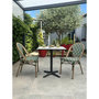 Voir la diapositive 3 : Paris Prix Ensemble Table de Jardin & 2 Chaises  Bistro  70cm Vert