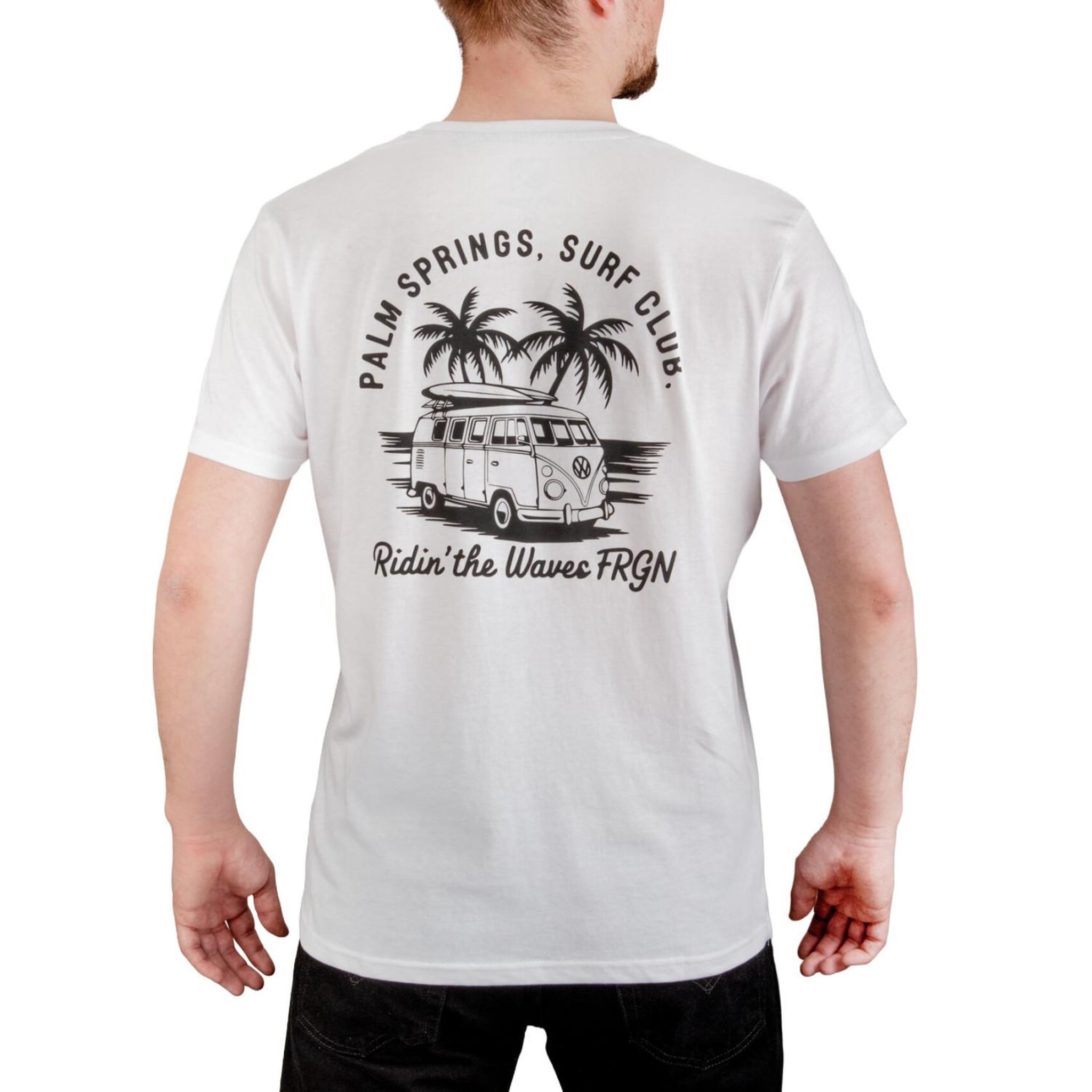 Voir la diapositive 2 : FREEGUN T-shirt homme en jersey 140GSM imprimé devant et dos Club
