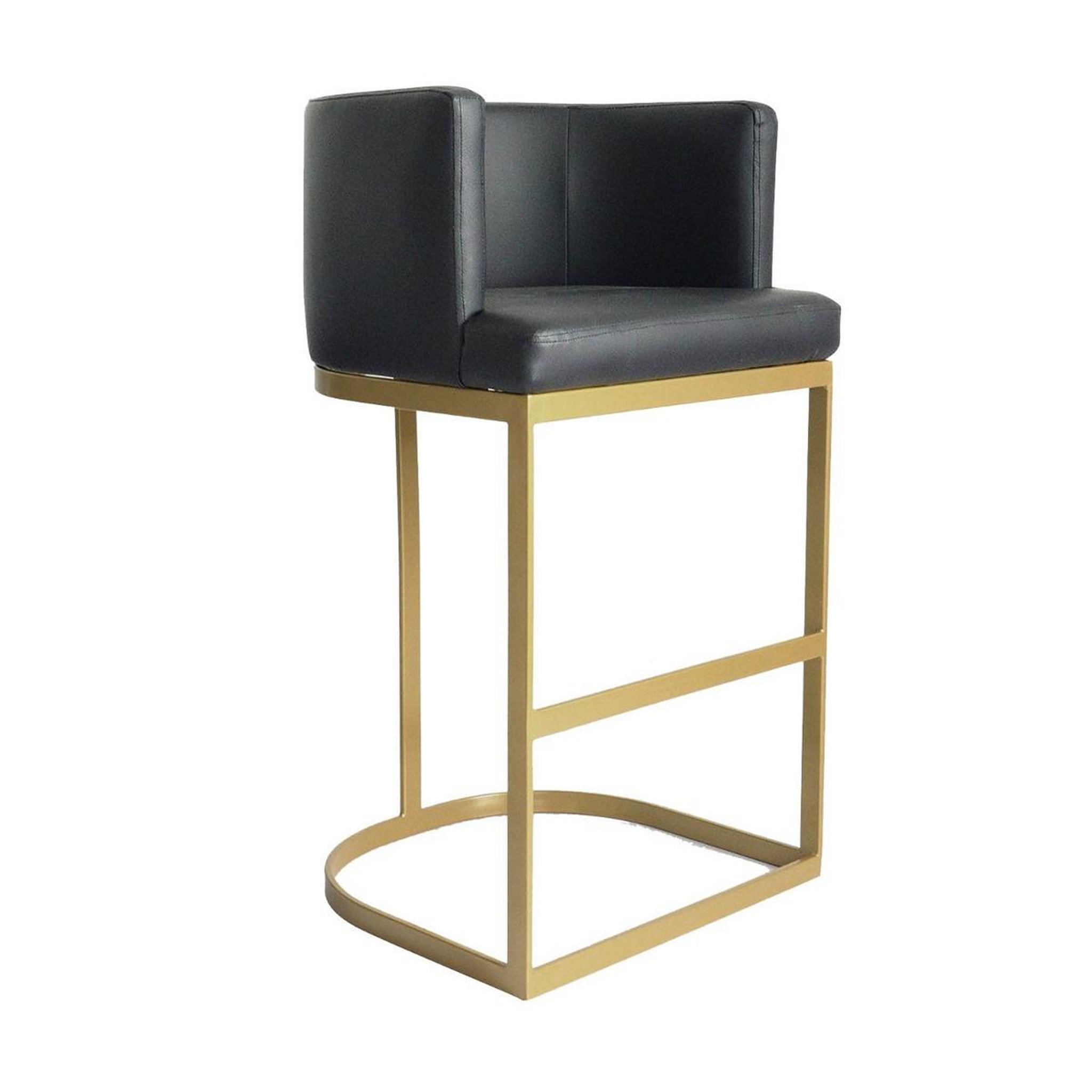 Paris Prix Chaise de bar design  noemy  100cm noir