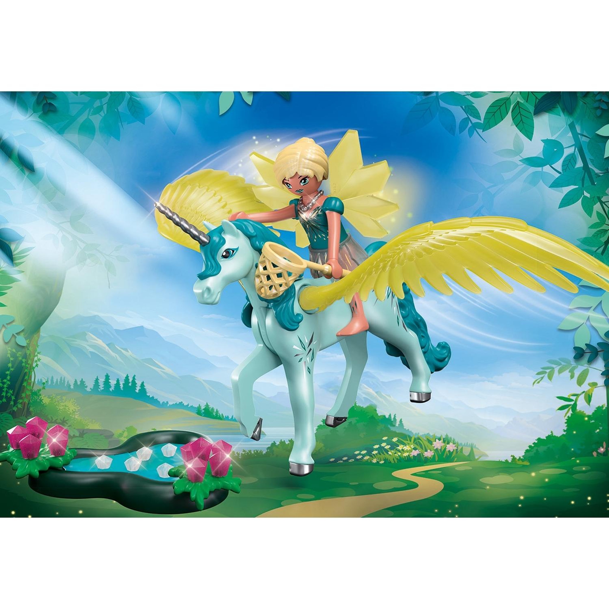 Voir la diapositive 2 : PLAYMOBIL Ayuma Crystal Fairy avec licorne