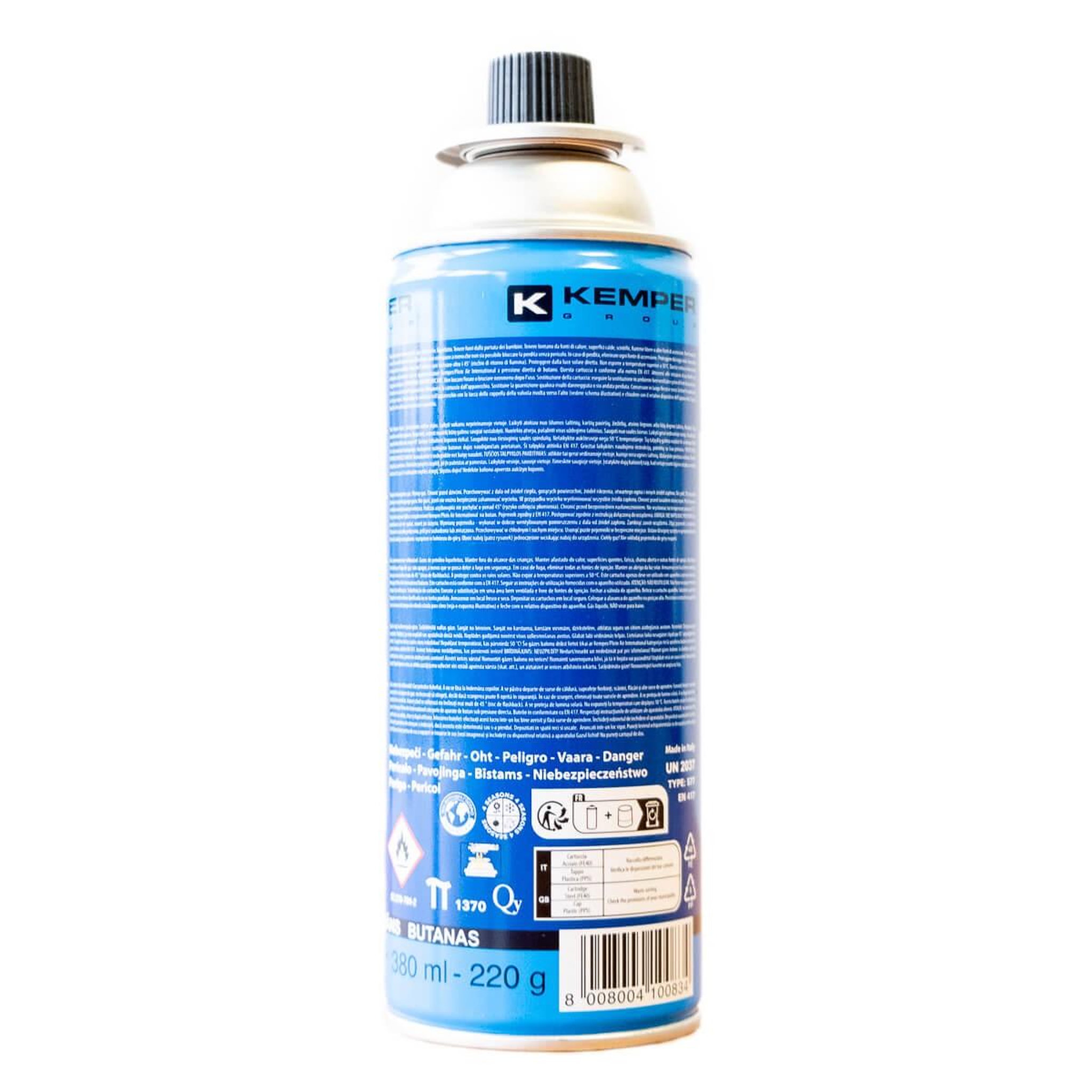 Voir la diapositive 4 : Kemper Desherbeur thermique piezo chalumeau gaz + 8 recharges gaz kemper