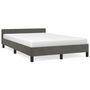 Voir la diapositive 2 : VIDAXL Cadre de lit sans matelas gris fonce 120x200 cm velours