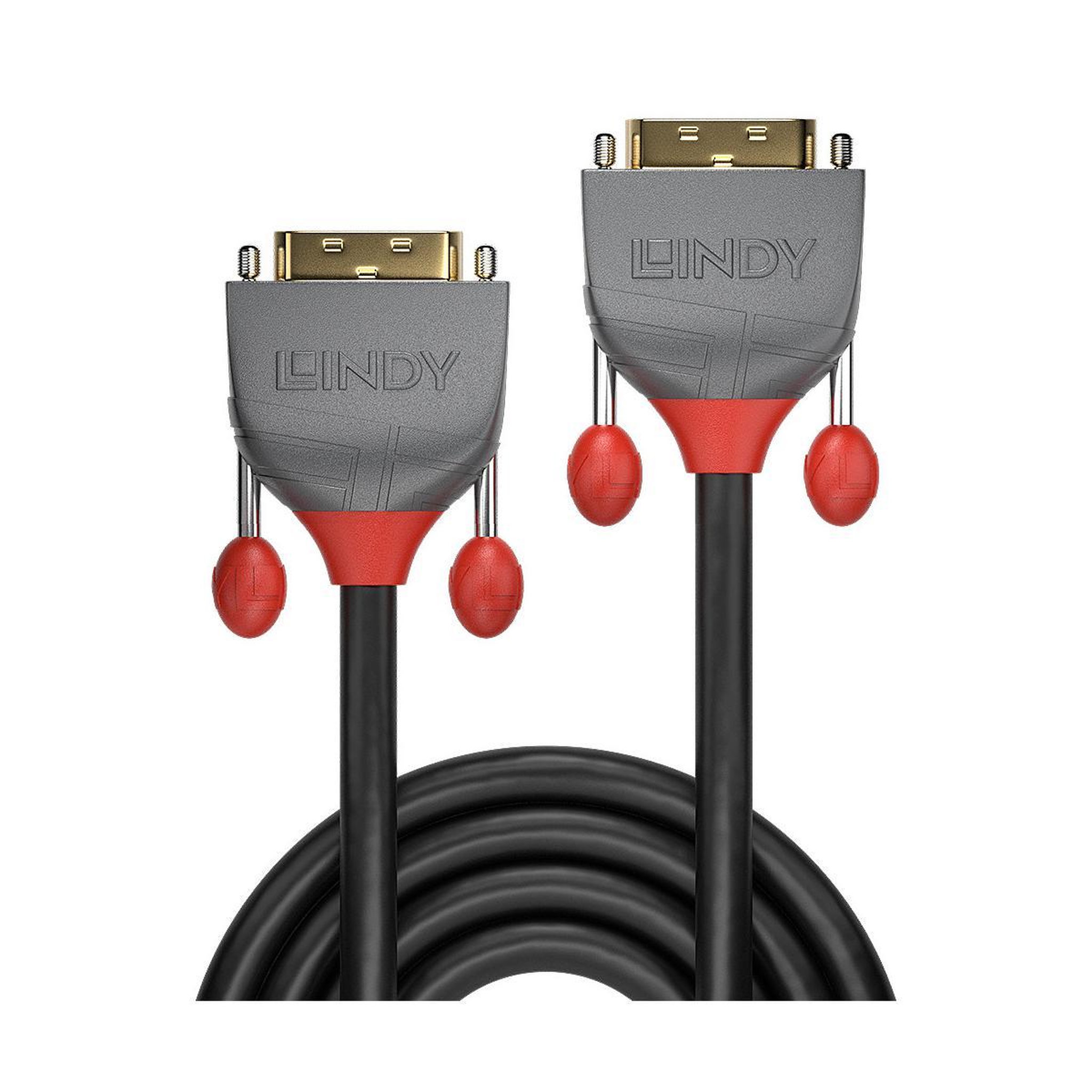 Voir la diapositive 3 : LINDY Lindy 36225 câble dvi 7,5 m dvi-d noir