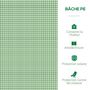 Voir la diapositive 4 : OUTSUNNY Mini serre de jardin serre à tomates 2,95L x 1l x 0,8H m acier PE haute densité 140 g/m² anti-UV 3 fenêtres zip enroulables vert