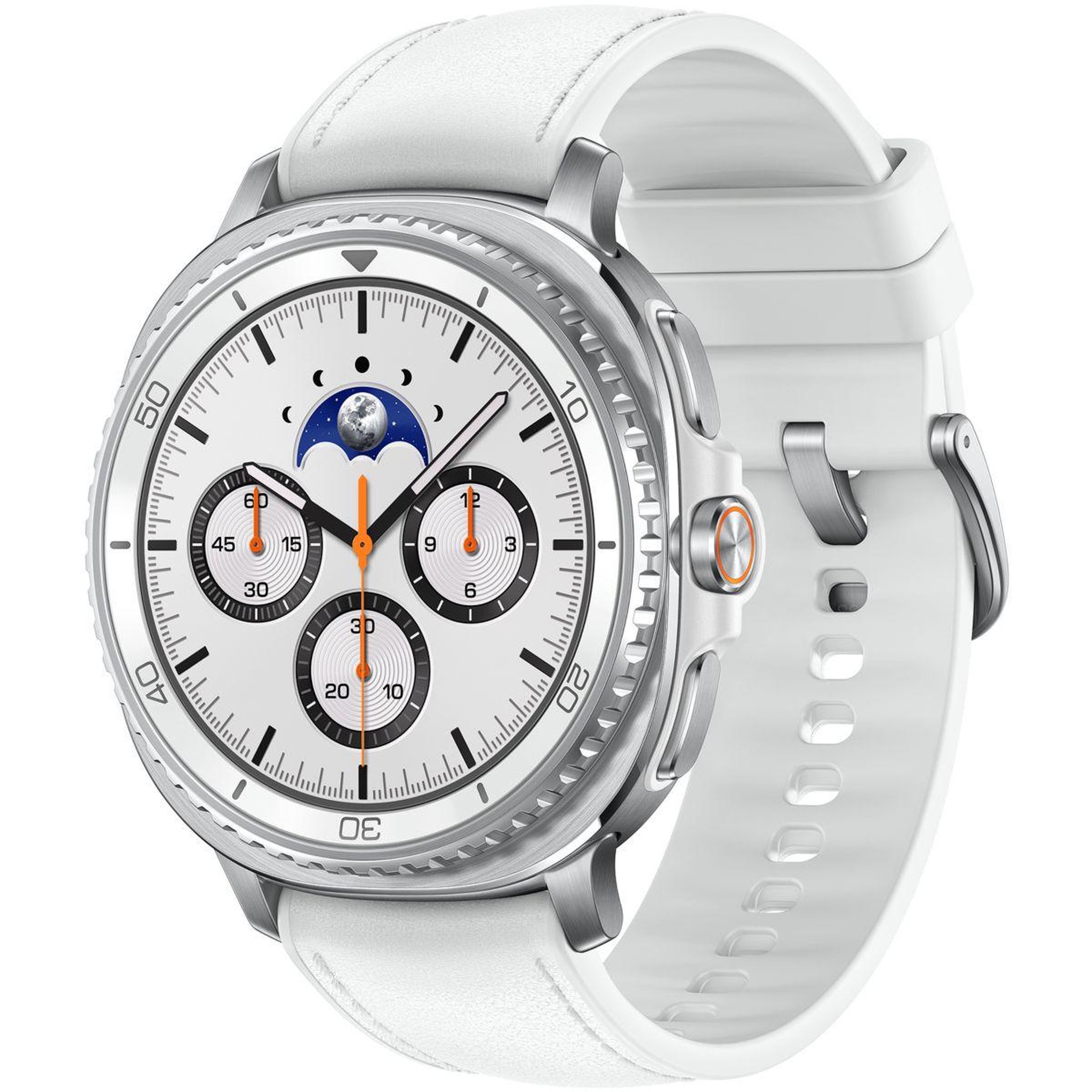 Voir la diapositive 1 : Samsung Montre connectée Galaxy Watch8 Classic Blanc 4G