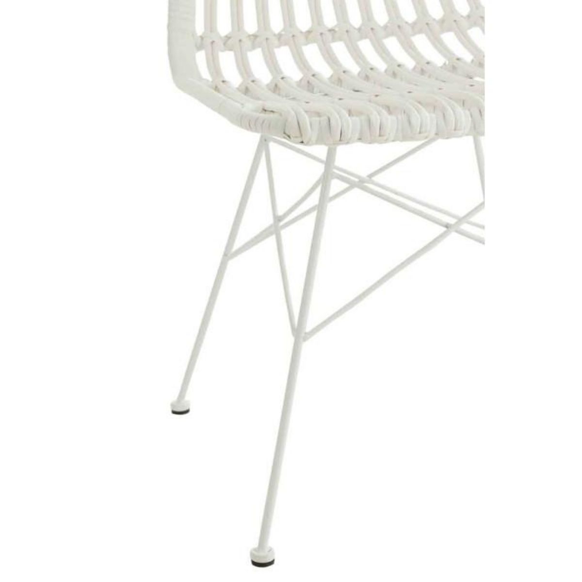 Paris Prix Chaise de Jardin Design  Celeste  86cm Blanc