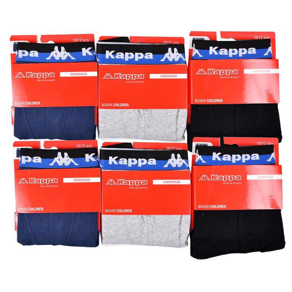 KAPPA Boxer Enfant KAPPA Lot de 6