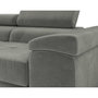 Voir la diapositive 3 : BEST MOBILIER Pablo - canapé droit 2 places avec têtières ajustables - en velours