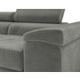 Voir la diapositive 3 : BEST MOBILIER Pablo - canapé droit 2 places avec têtières ajustables - en velours