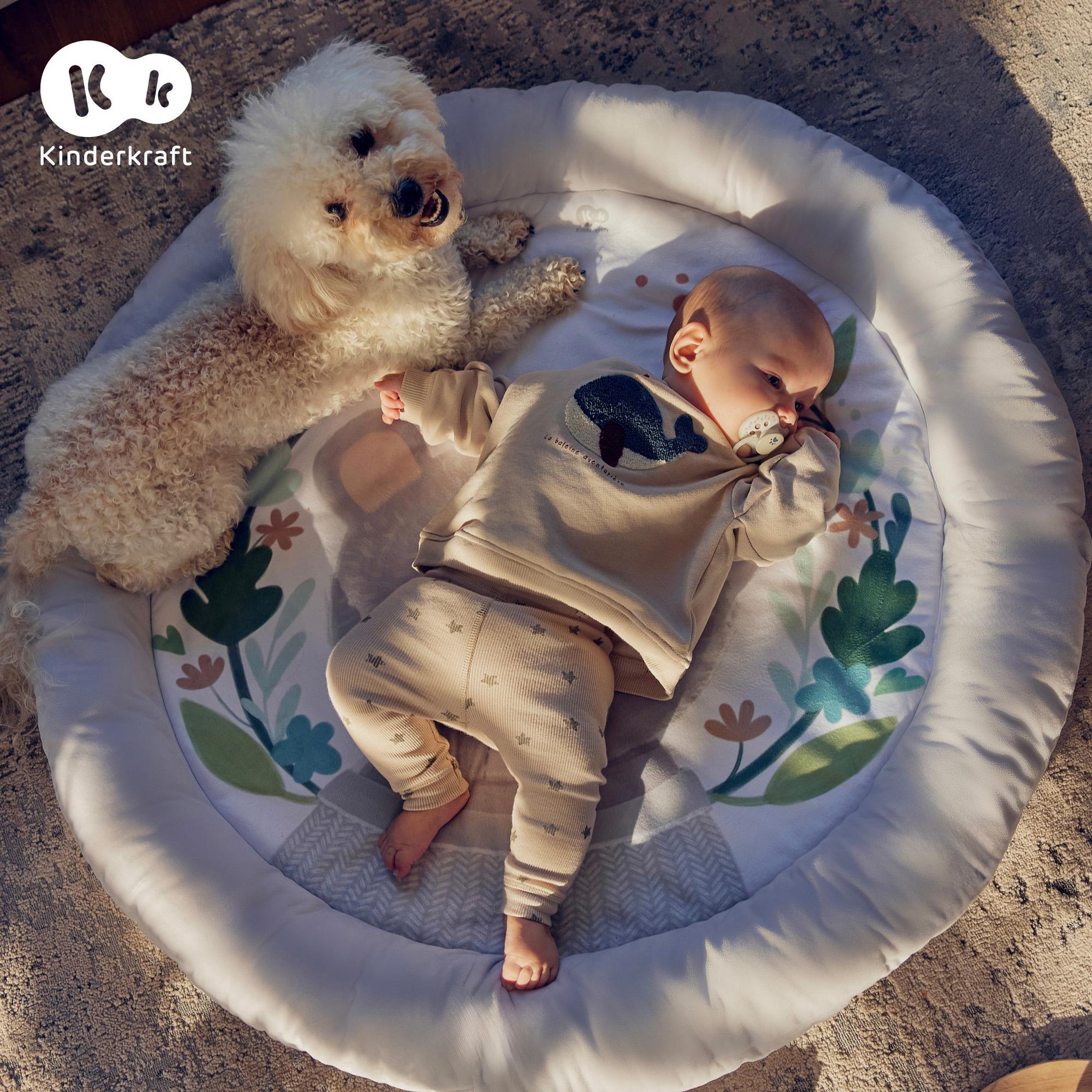Voir la diapositive 3 : KINDERKRAFT Tapis d'éveil doux avec jouets d'activation et arceaux