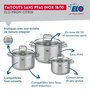 Voir la diapositive 3 : ELO Ensemble de 1 Poêle de cuisson 28 cm et 3 faitouts 12, 14 et 16 cm Elo Profi Citrin