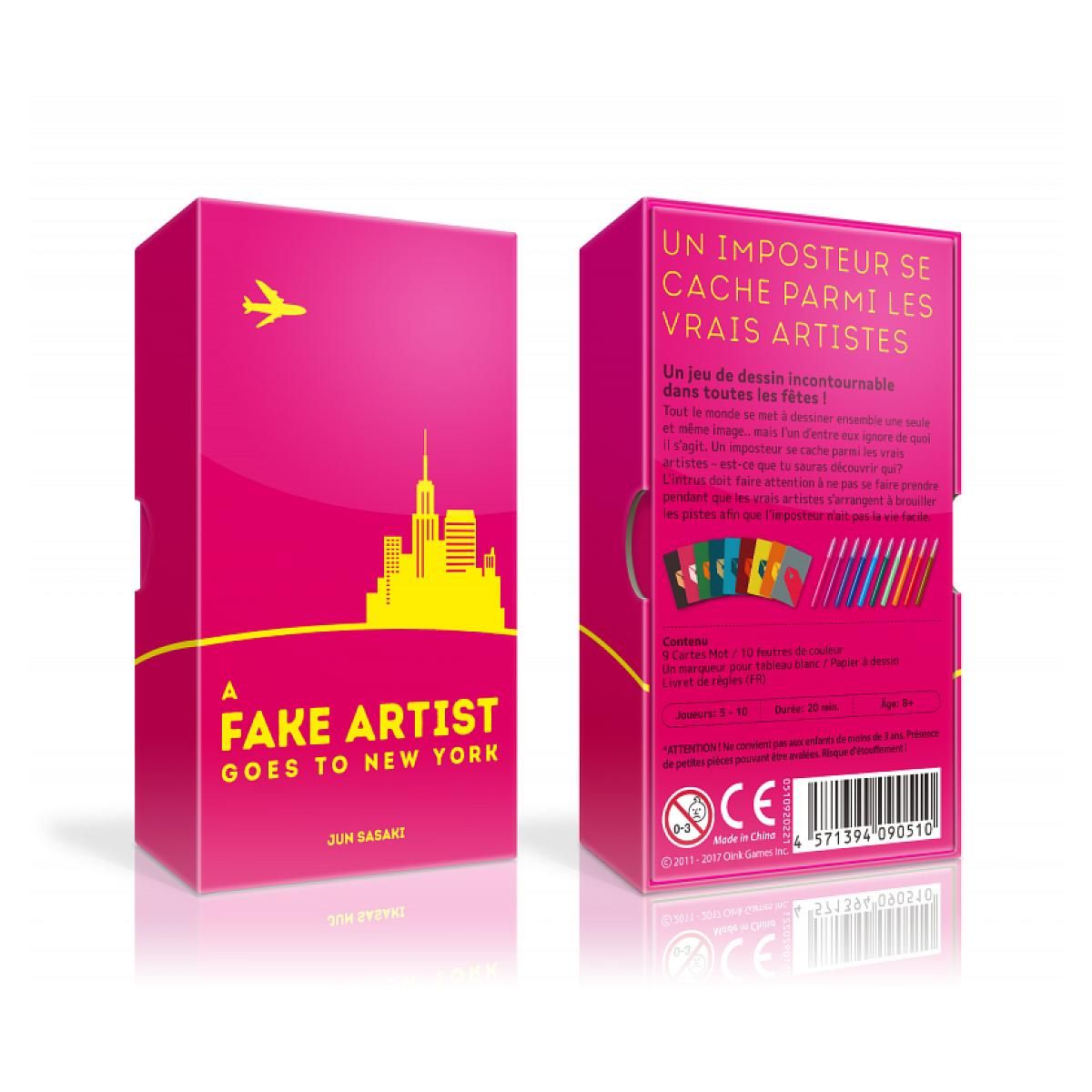 PIXIE GAMES A fake artist go to New York - Jeu de societe