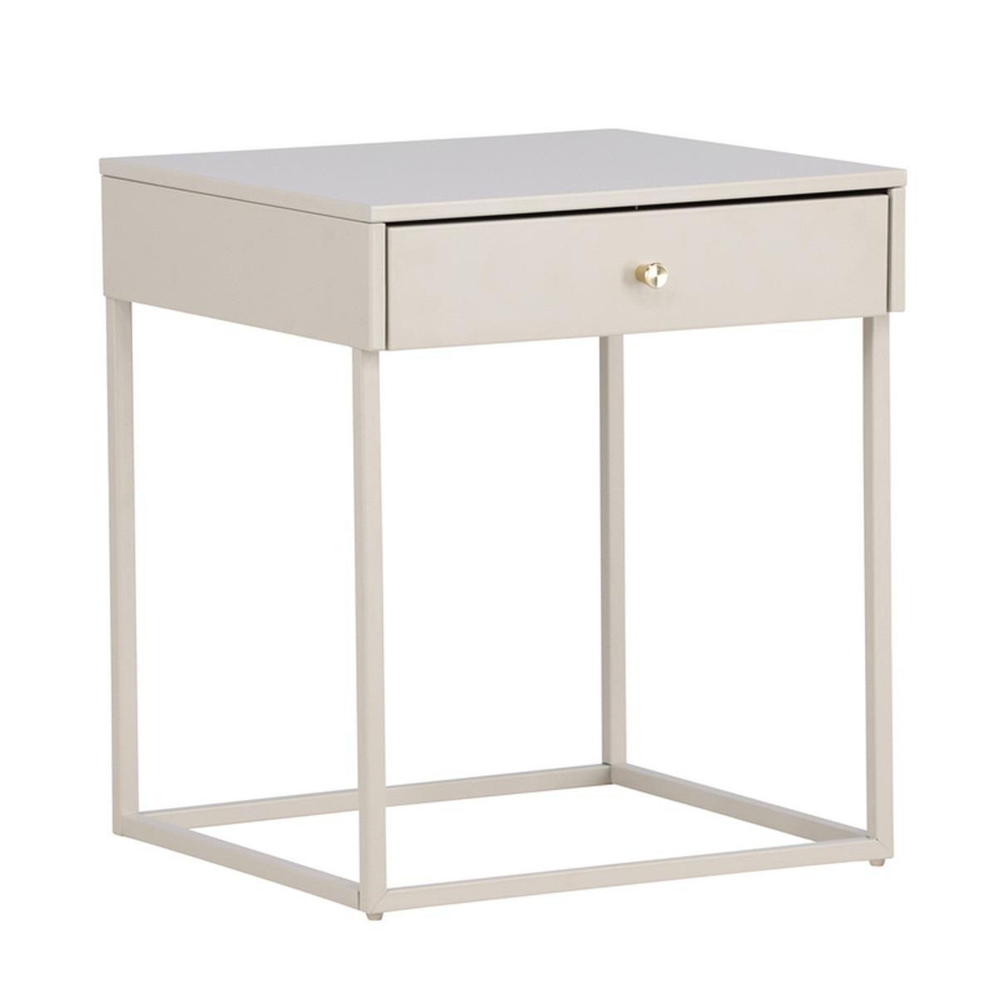 Paris Prix Table de chevet avec tiroir  bakal  50cm beige