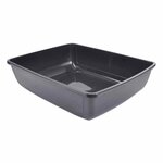 Paris Prix Bac à Litière pour Chat  Sans Bord  46cm Anthracite