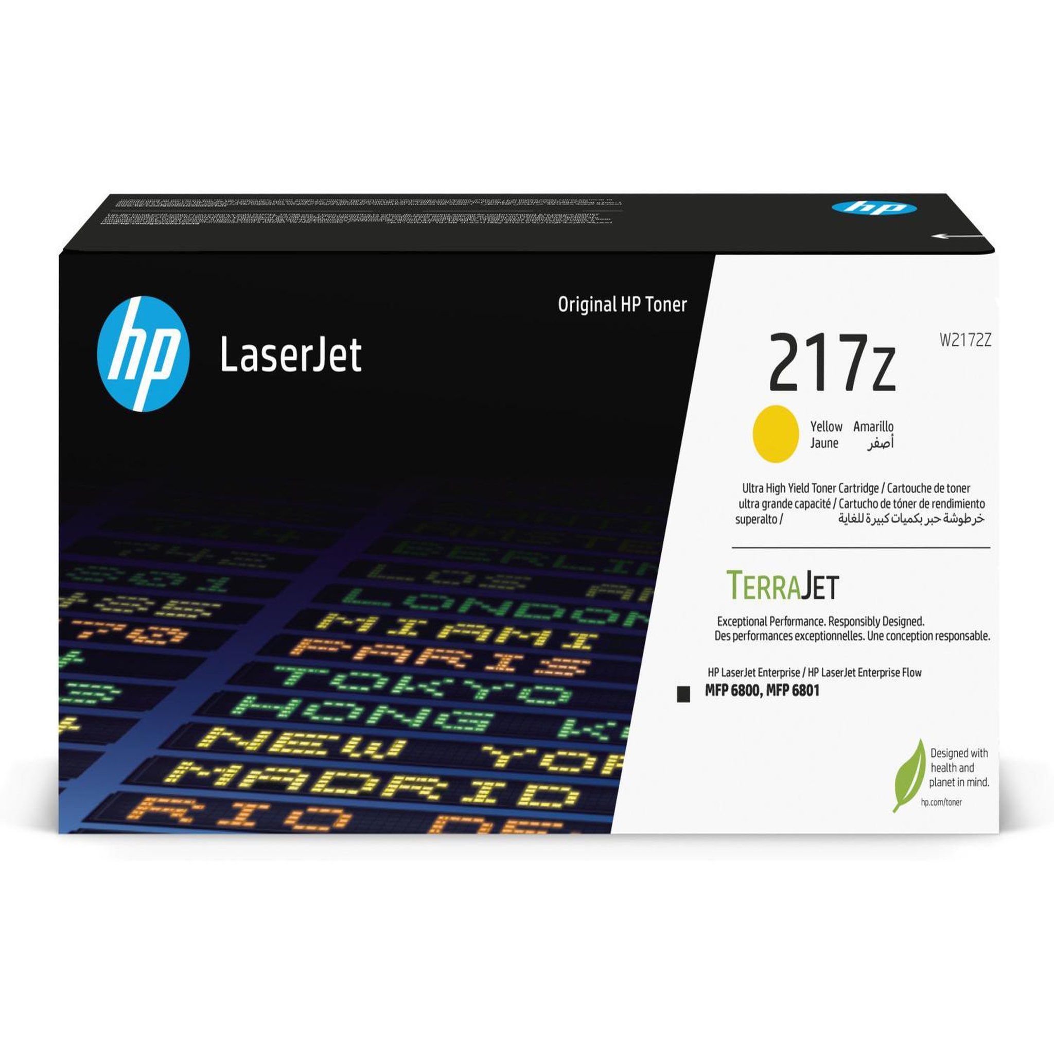 Voir la diapositive 2 : HP HP Cartridge No 217Z HP217Z HP 217Z Yellow Gelb (W2172Z)