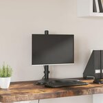 VIDAXL Support de moniteur noir acier VESA 75 100 mm