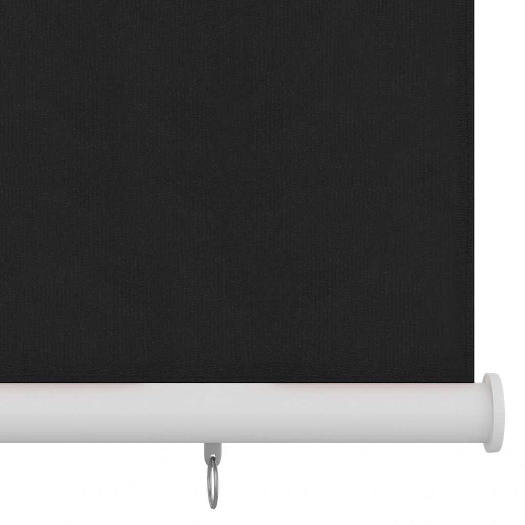 Voir la diapositive 3 : VIDAXL Store roulant d'exterieur 125 (l) x 230 (h) cm noir