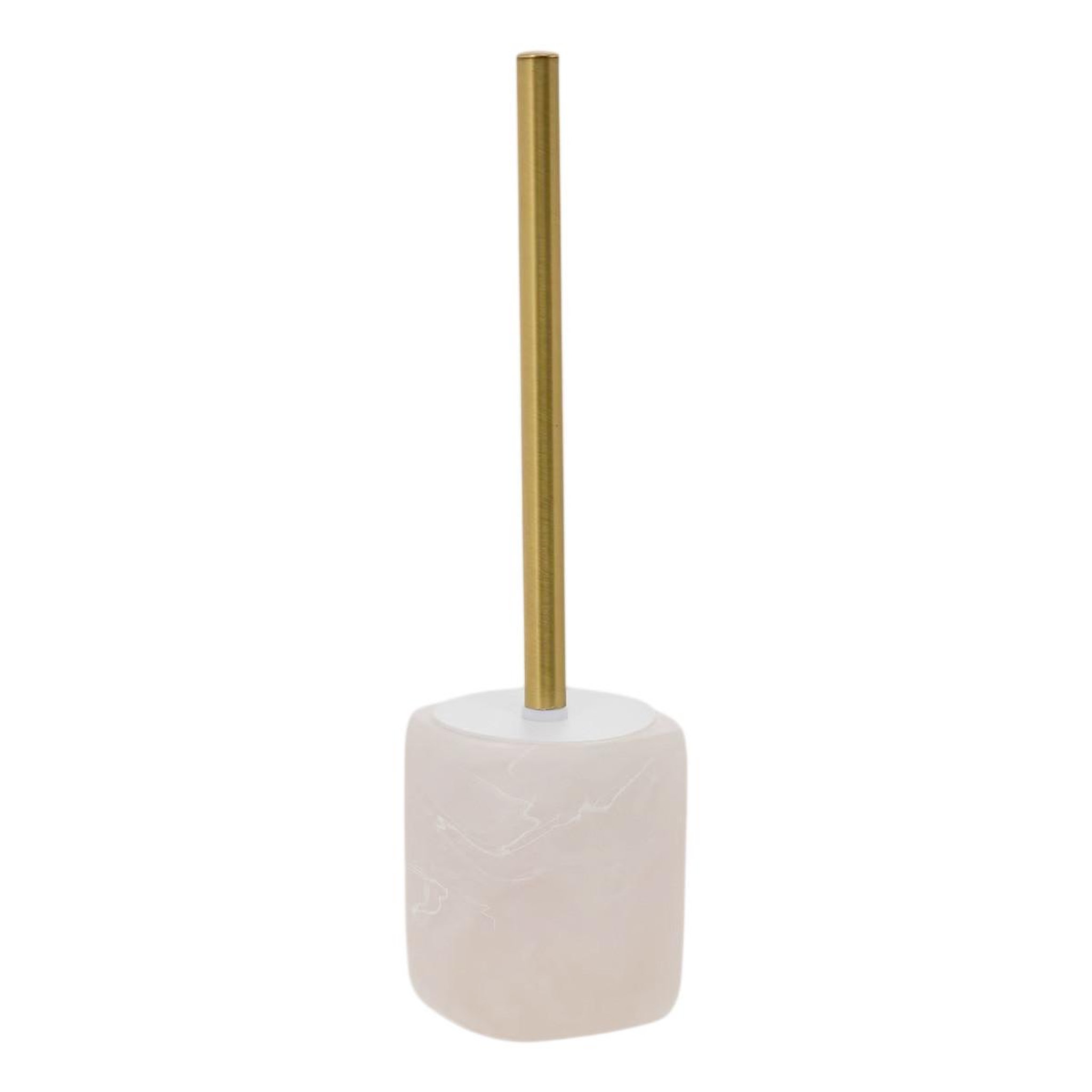 FIVE Brosse wc en résine  cloudy  36cm blanc