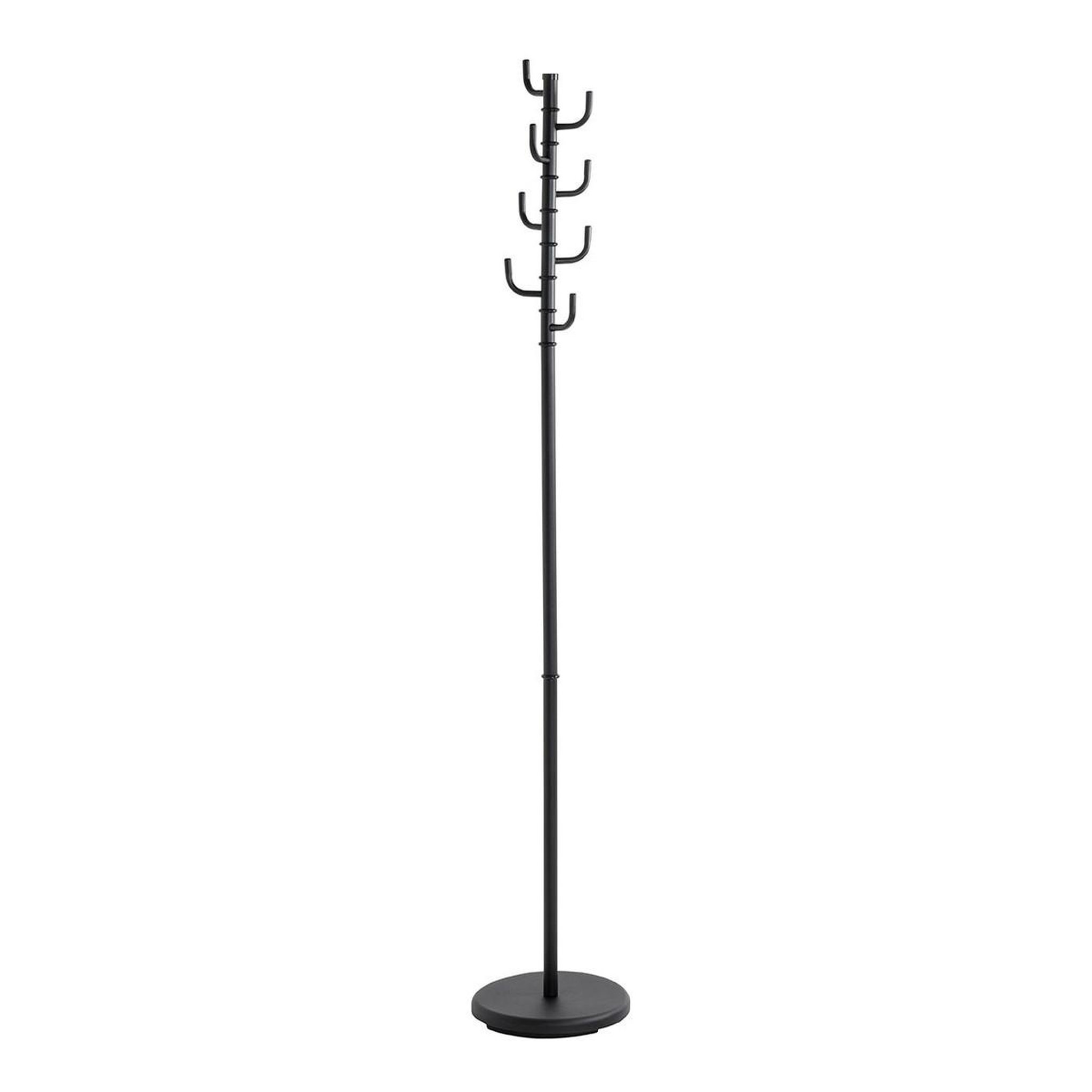 Paris Prix Porte-manteau 8 crochets  olgo  170cm noir