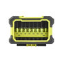 Voir la diapositive 2 : Ryobi Coffret antichocs accessoires de vissage Ryobi 10 pièces RAK10MSDI