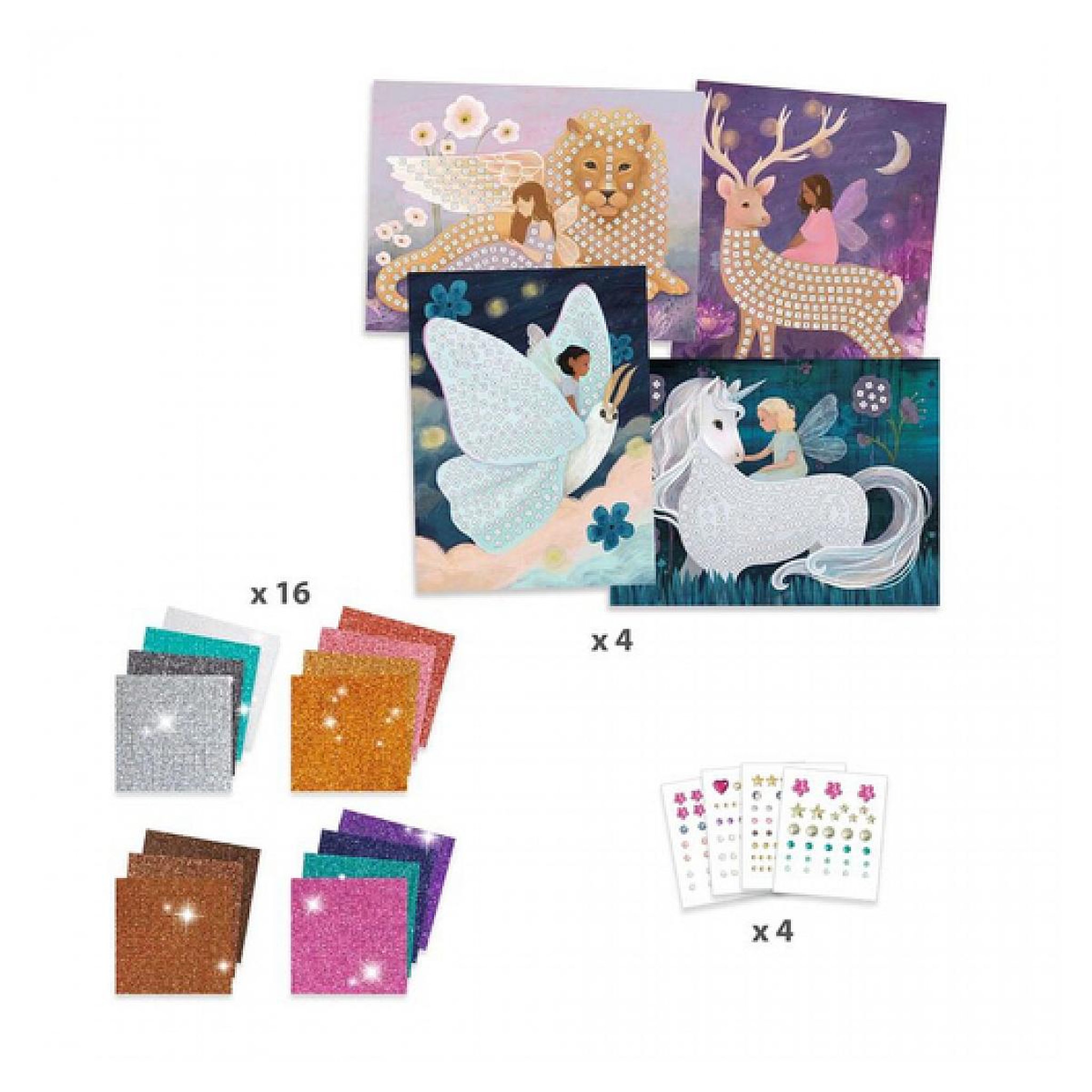 Voir la diapositive 2 : Djeco Kit de Mozaique Le monde enchante
