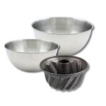 ZENKER Set pâtisserie avec mini moule à kouglof 18 cm, 2 bols à mixer et 1 spatule Zenker