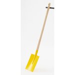 CENTRALE BRICO Bêche carré acier manche bois L.100 cm