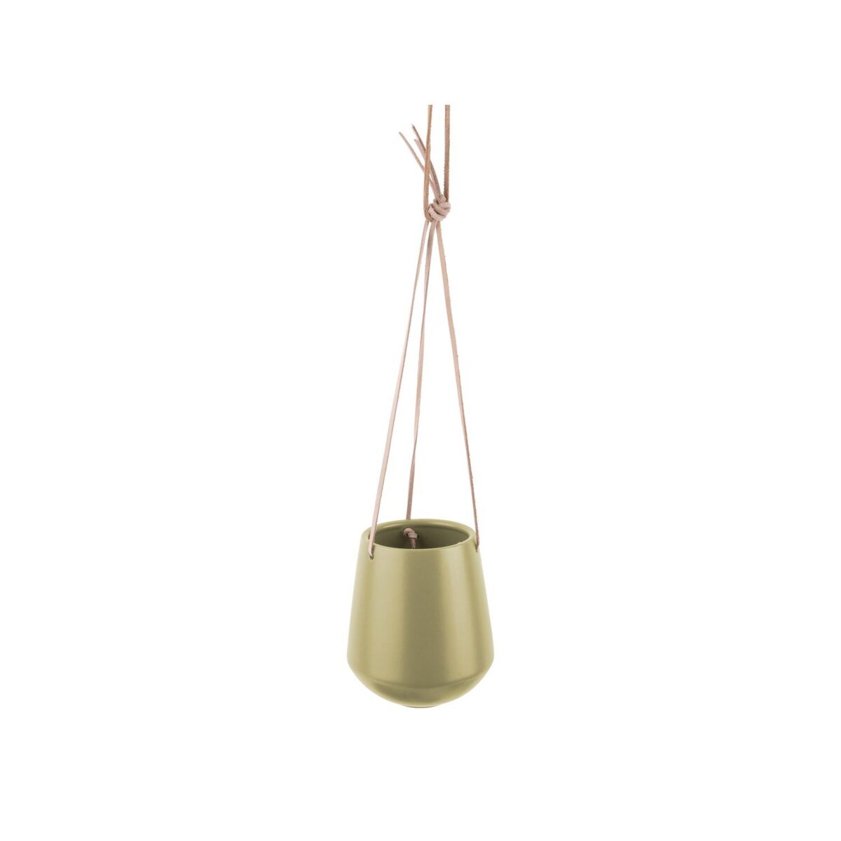 PRESENT TIME Cache-pot design suspendu médium Skittlie - H. 65 cm - Vert Olive