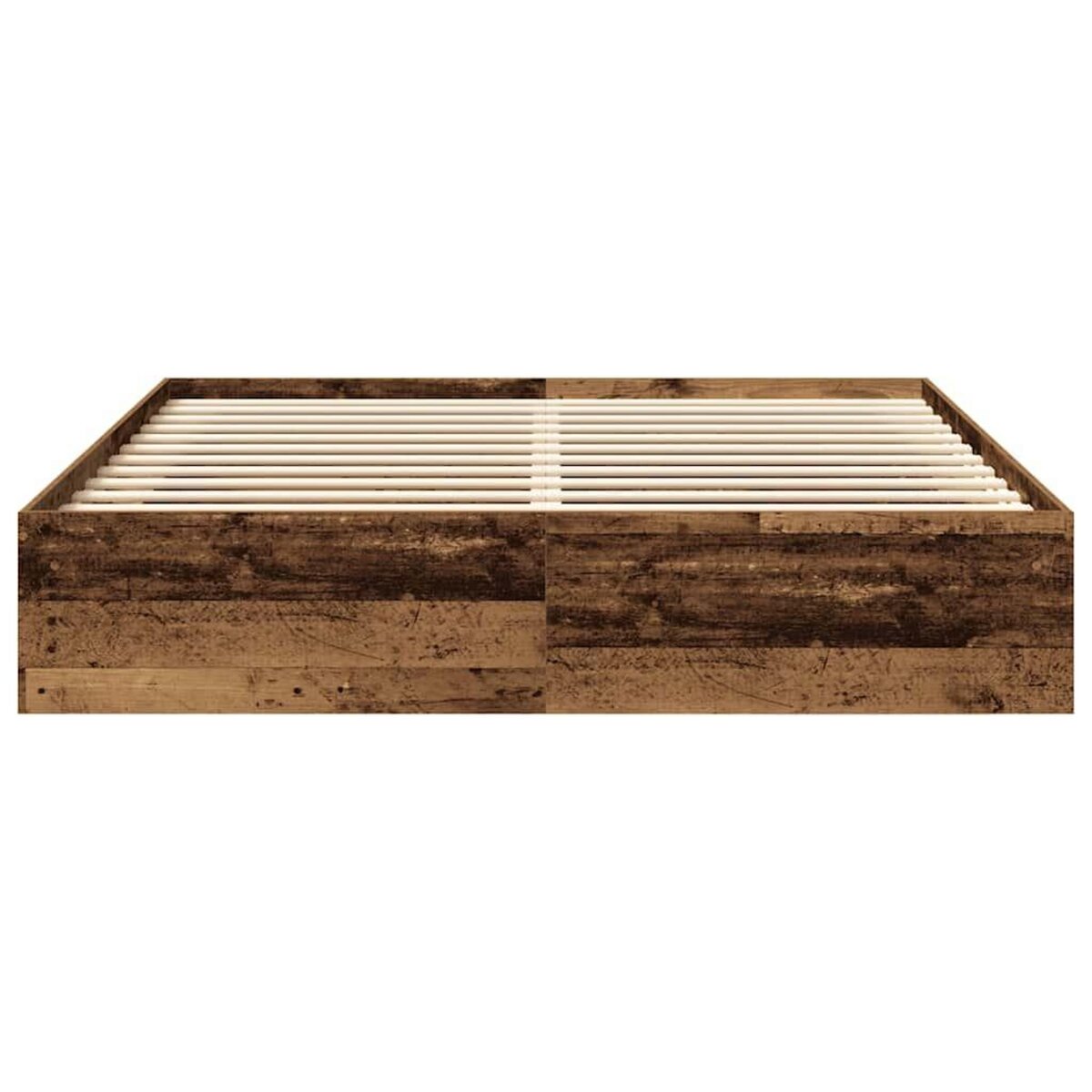 VIDAXL Cadre de lit sans matelas vieux bois 200x200 cm bois ingenierie