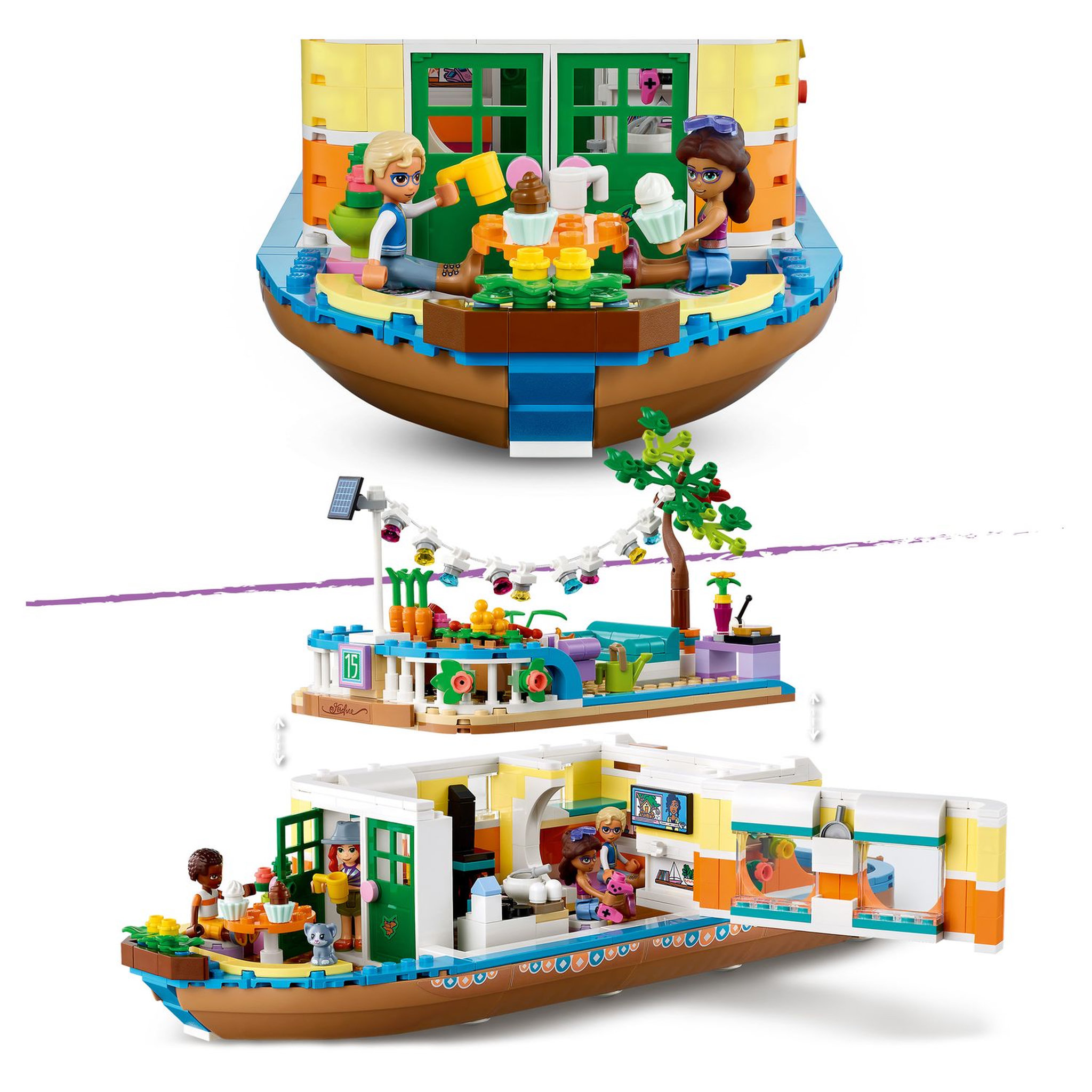 Voir la diapositive 5 : LEGO Friends 41702 - La péniche