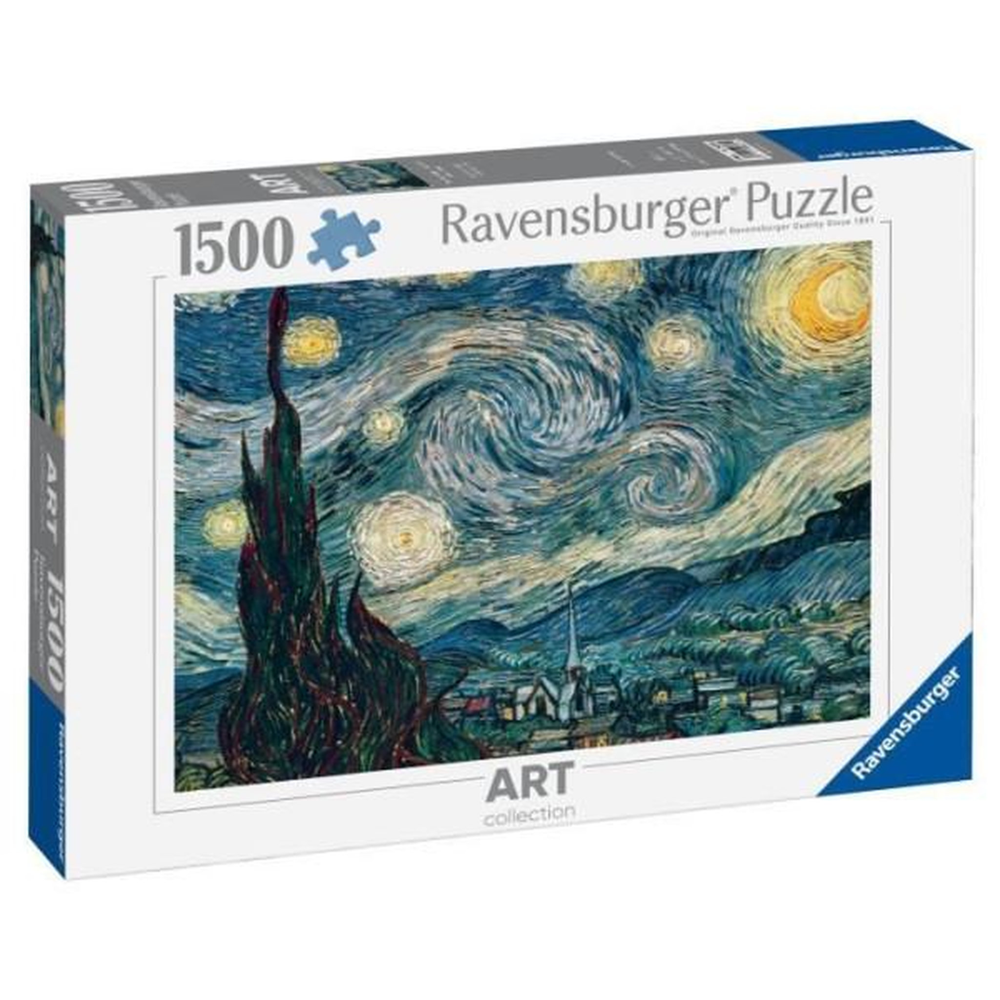 Voir la diapositive 2 : RAVENSBURGER Puzzles - puzzle 1500 pieces ravensburger, vincent van gogh: la nuit étoilée (80x60cm)