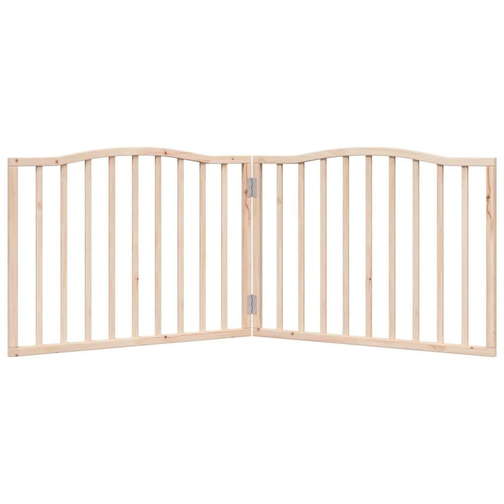 Voir la diapositive 4 : VIDAXL Barriere pour chien pliable 2 panneaux 160 cm bois de peuplier