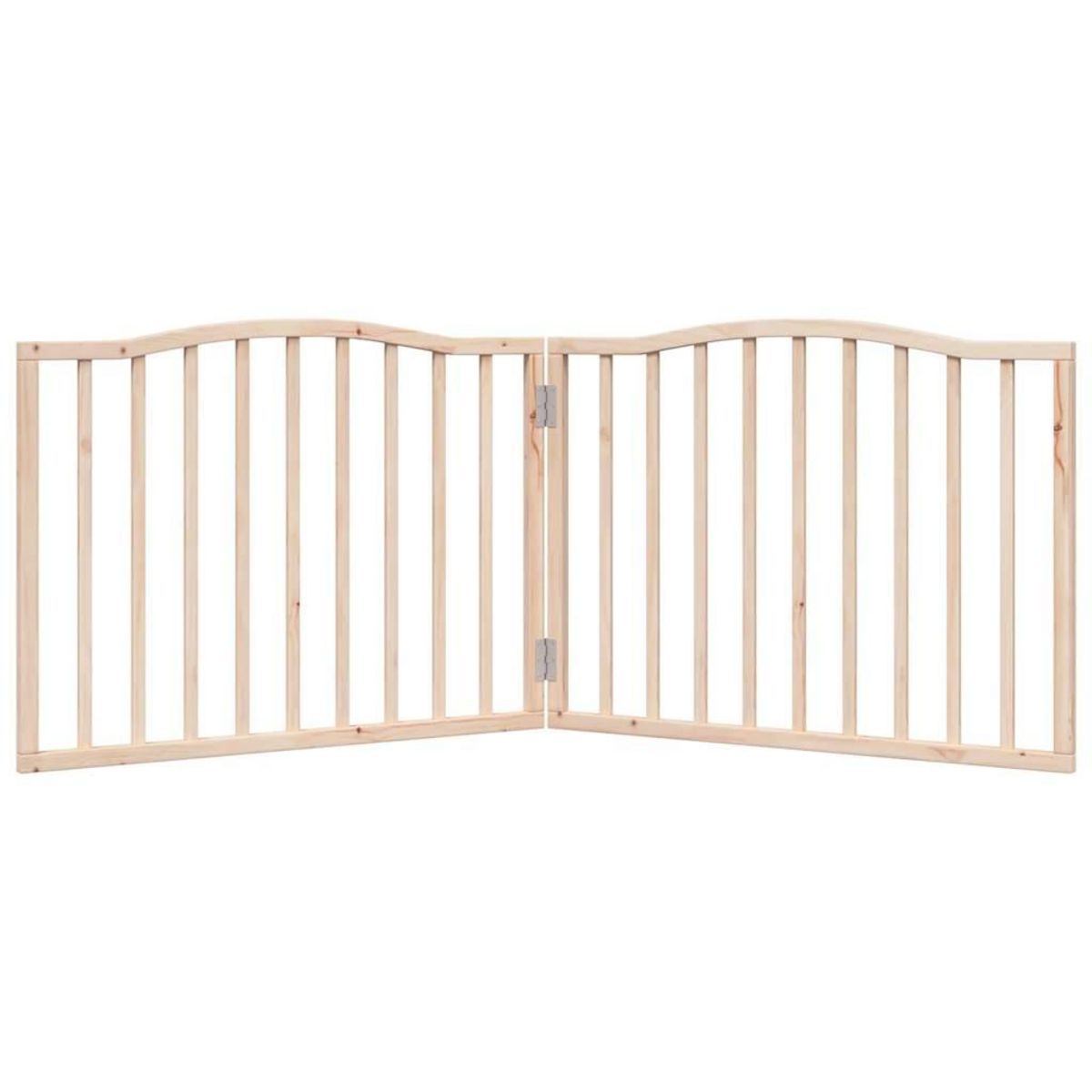 VIDAXL Barriere pour chien pliable 2 panneaux 160 cm bois de peuplier