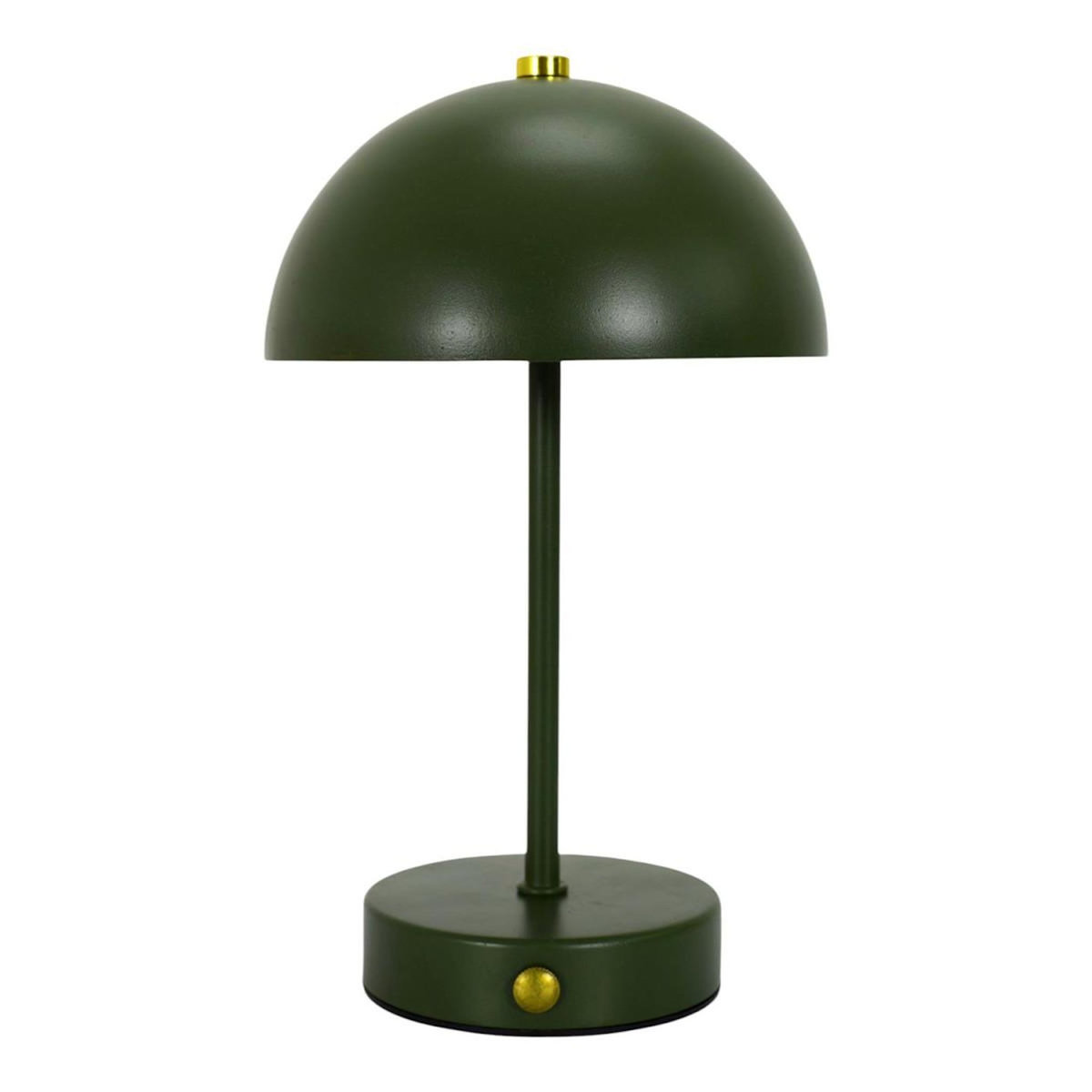 Paris Prix Lampe de Table Rechargeable  Lucia  25cm Vert