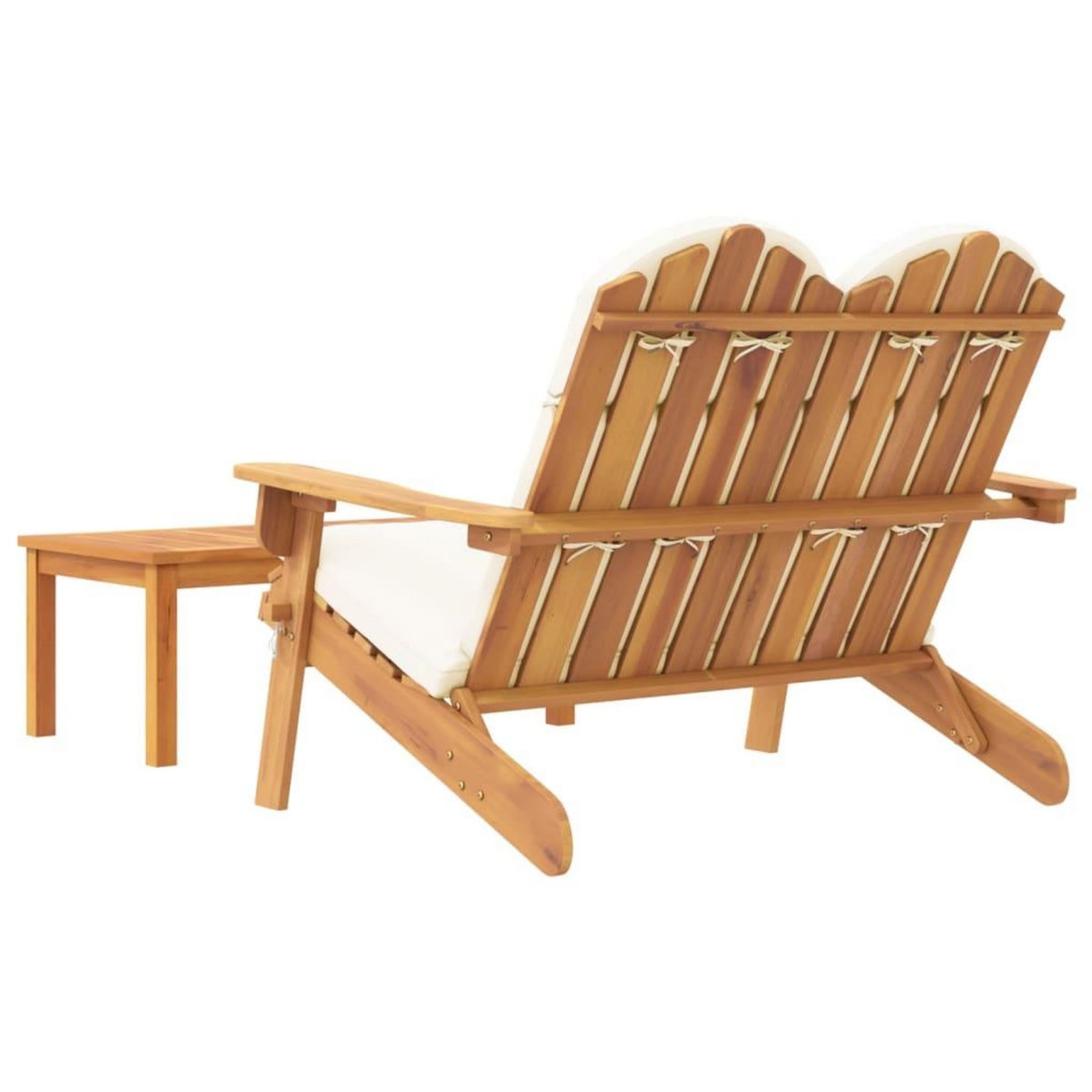 VIDAXL Ensemble de salon de jardin Adirondack 2 pcs bois acacia solide