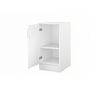 Voir la diapositive 2 :  Meuble de cuisine haut 1 porte L40cm P28cm DISCOUNT 