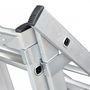 Voir la diapositive 5 : HAILO Echelle 3 plans 5m90 en aluminium - HOBBYSTEP