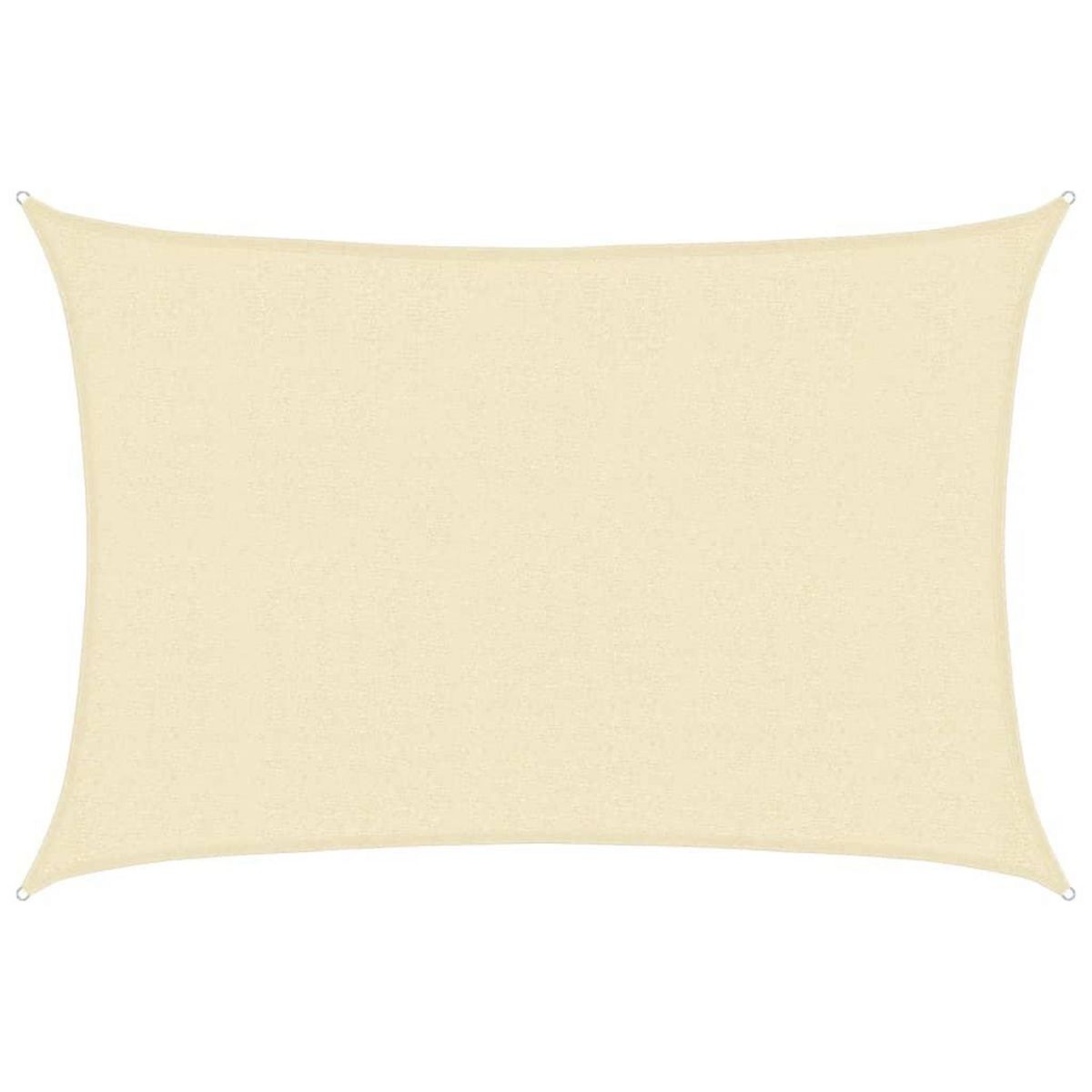 VIDAXL Voile d'ombrage 160 g/m^2 Creme 2,5x3,5 m PEHD