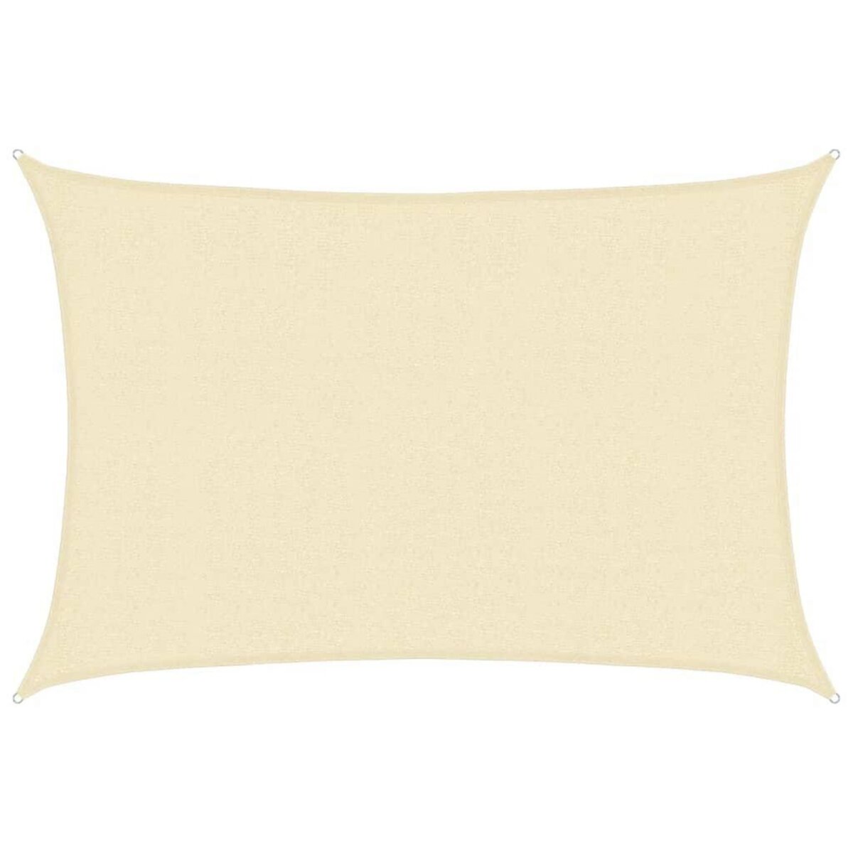VIDAXL Voile d'ombrage 160 g/m^2 Creme 2,5x3,5 m PEHD