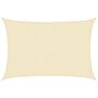Voir la diapositive 2 : VIDAXL Voile d'ombrage 160 g/m^2 Creme 2,5x3,5 m PEHD