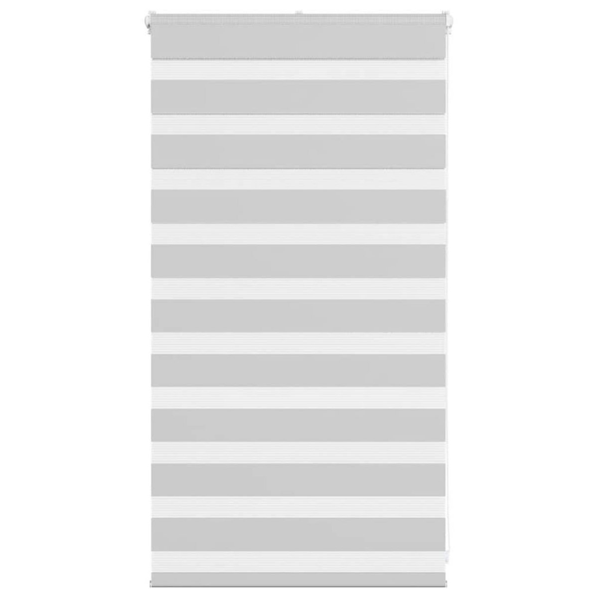 VIDAXL Store zebre gris clair largeur du tissu 70,9 cm polyester