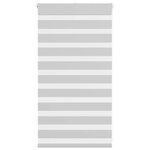 VIDAXL Store zebre gris clair largeur du tissu 70,9 cm polyester