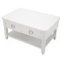 Voir la diapositive 5 : Paris Prix Table Basse en Bois  Shine  90cm Blanc