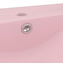 Voir la diapositive 5 : VIDAXL Lavabo avec trou de robinet Rose mat 60x46 cm Ceramique