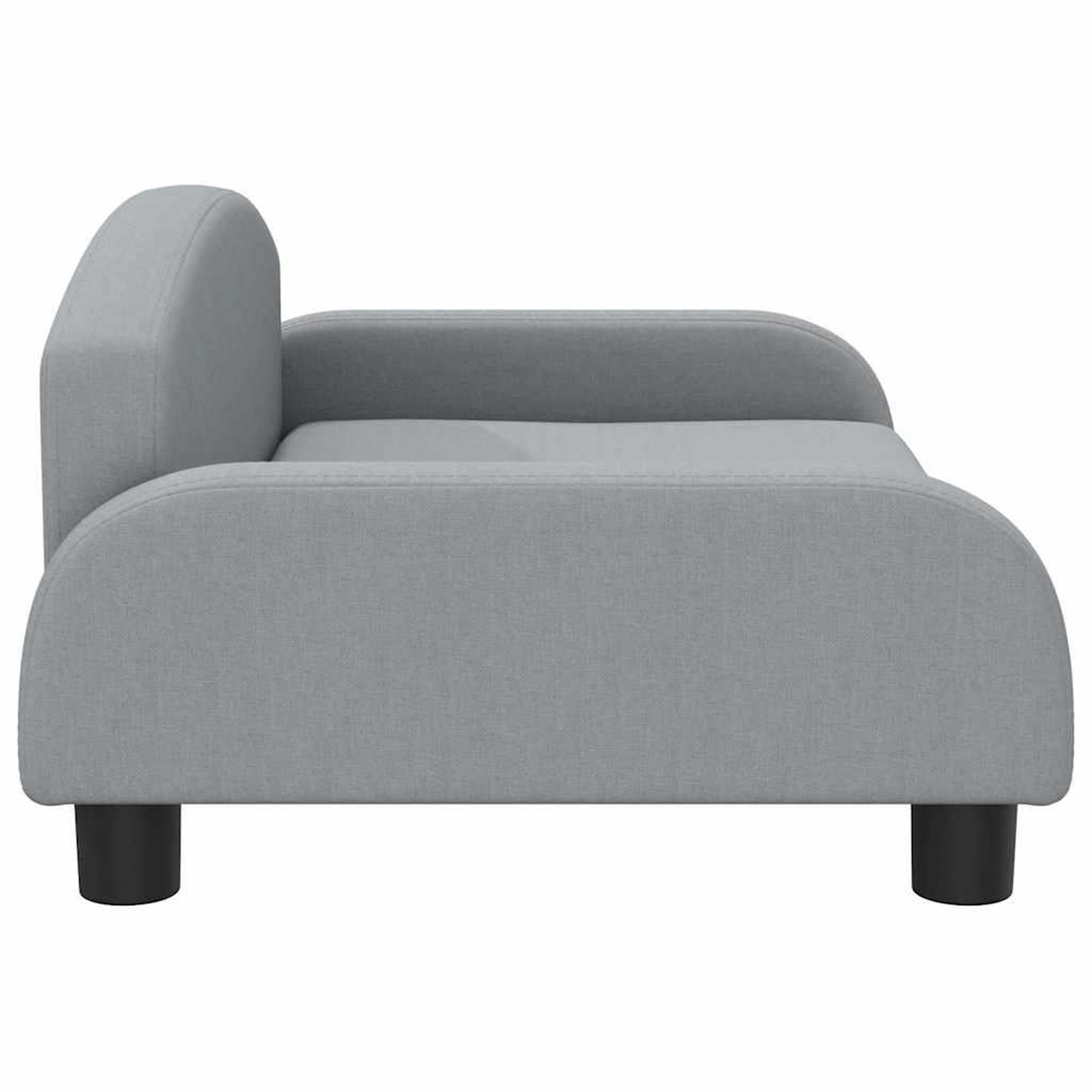 Voir la diapositive 4 : VIDAXL Lit pour chien gris clair 70x45x30 cm tissu