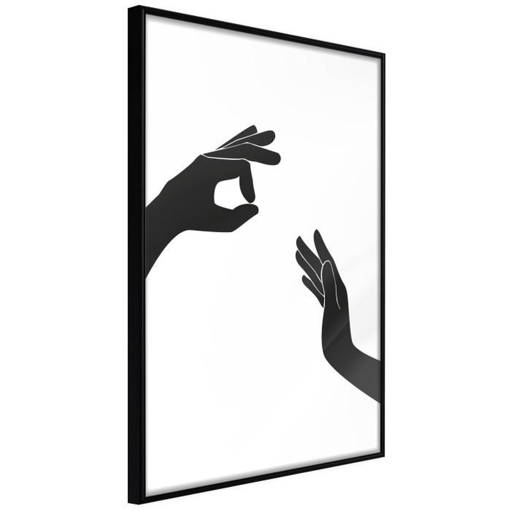 Paris Prix Affiche Murale Encadrée  Language of Gestures I. Coloris disponibles : Noir, Jaune