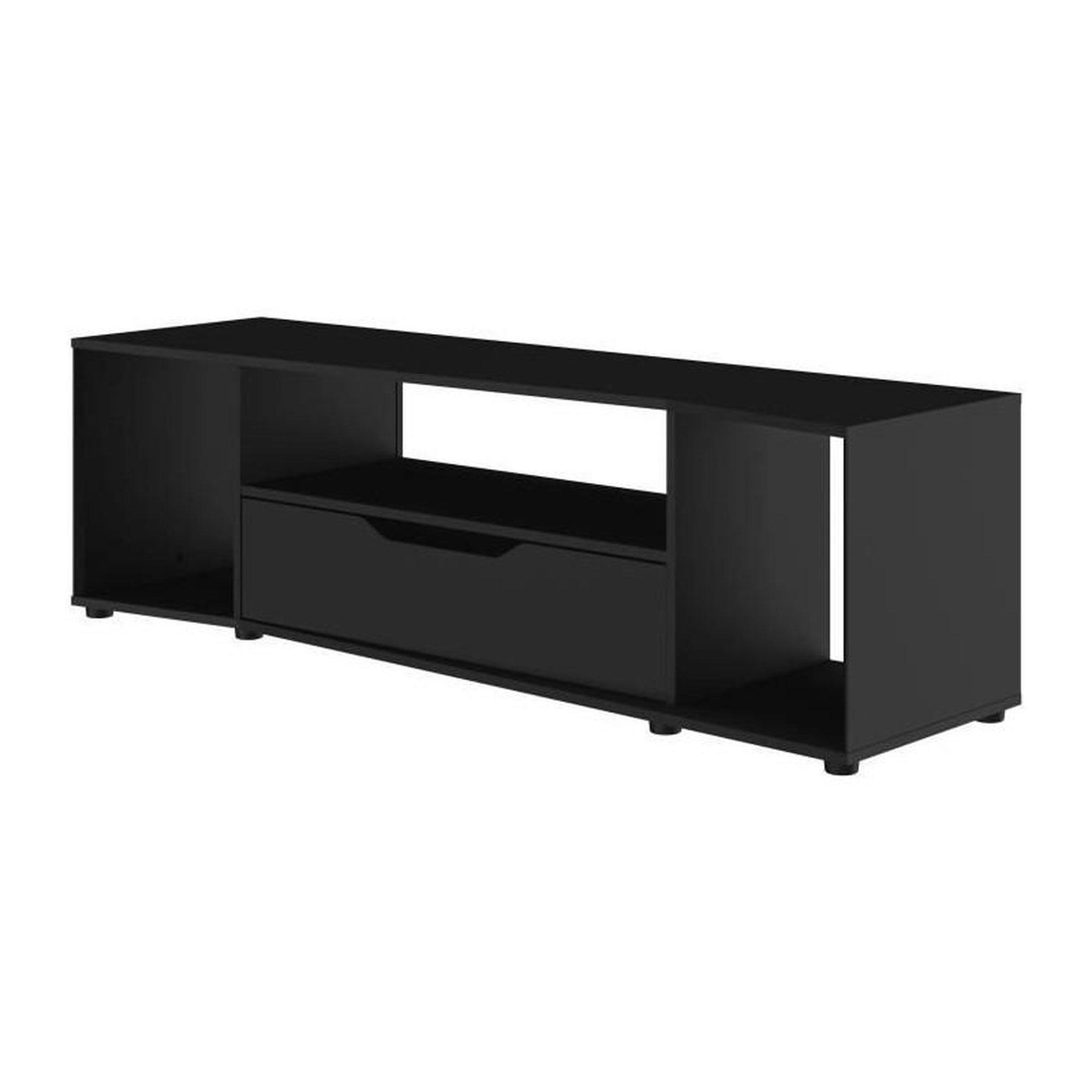 Voir la diapositive 4 : DIAGONE Meuble TV gamer - HACK - Noir - 163 x 45 x 48 cm - DIAGONE