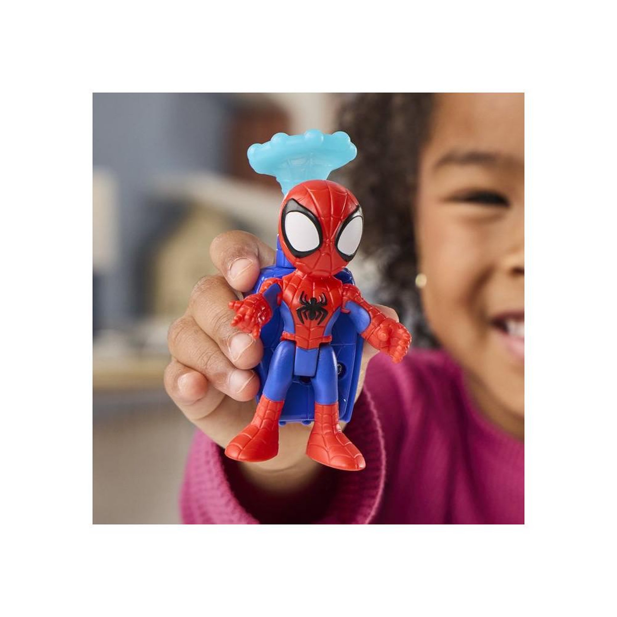 Voir la diapositive 5 : HASBRO Hélico de l'équipe Spidey, figurine de 7,5 cm et véhicule avec projectile, Marvel Spidey et ses Amis Extraordinaires, des 3