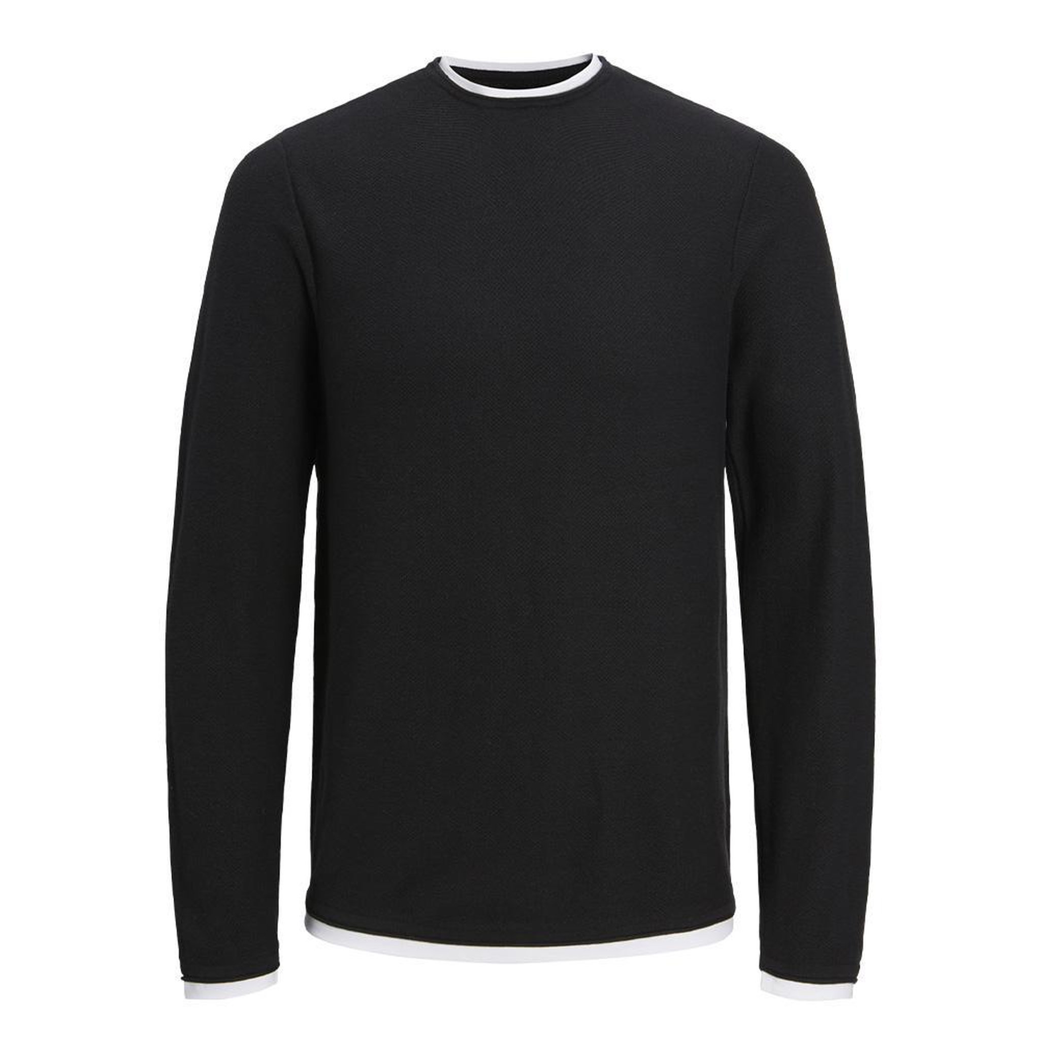 Voir la diapositive 2 : Jack & Jones Pull Noir Garçon Jack & Jones Twinn Knit Neck